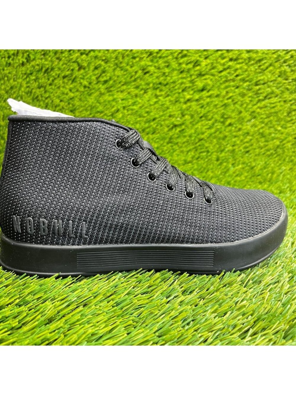 Nobull Court Trainer Mid Womens Size 5 Black Athletic Running Shoes Sneakers
